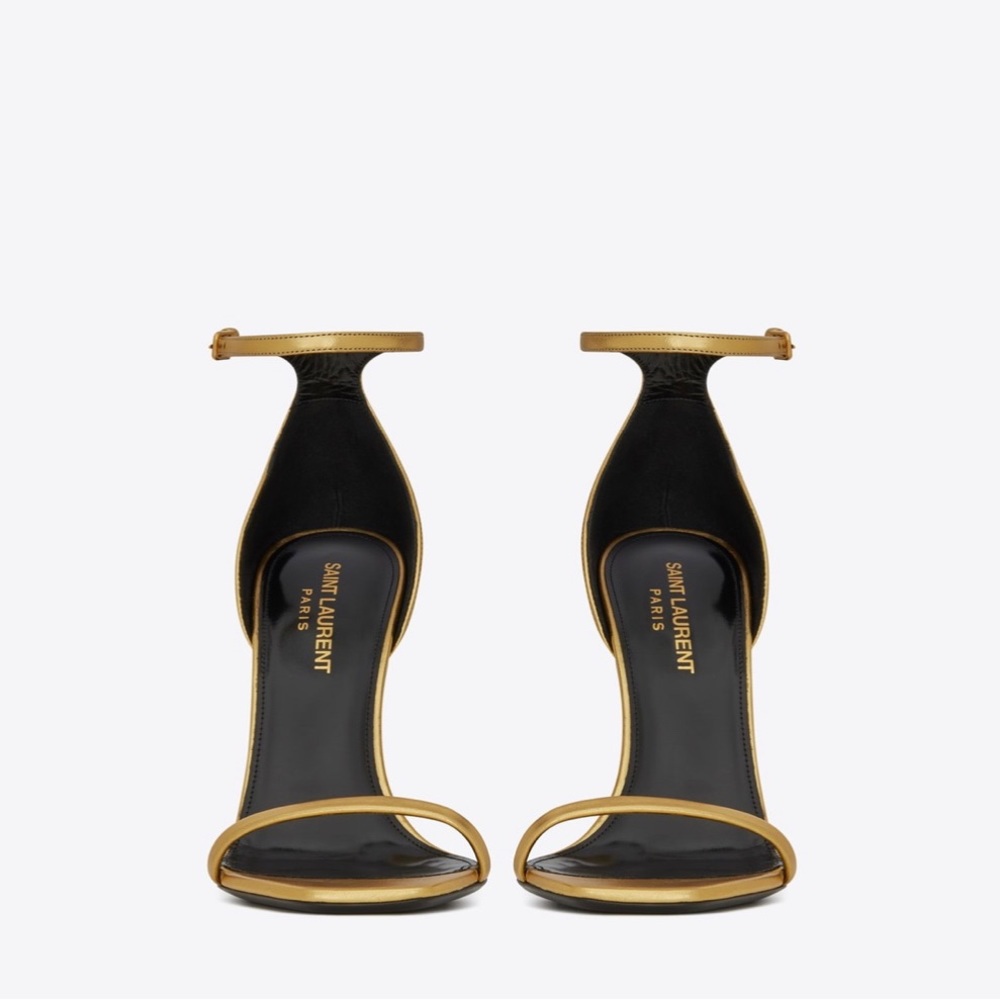 Saint Laurent OPYUM YSL HEEL - GOLD